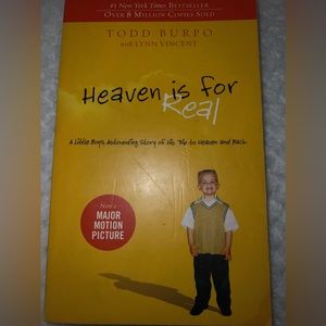 “Heaven is for Real” by Todd Burpo book! Only scratches in the front.